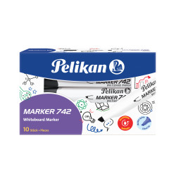 Pelikan Whiteboard Marker 742 Schwarz mit Meißeldocht